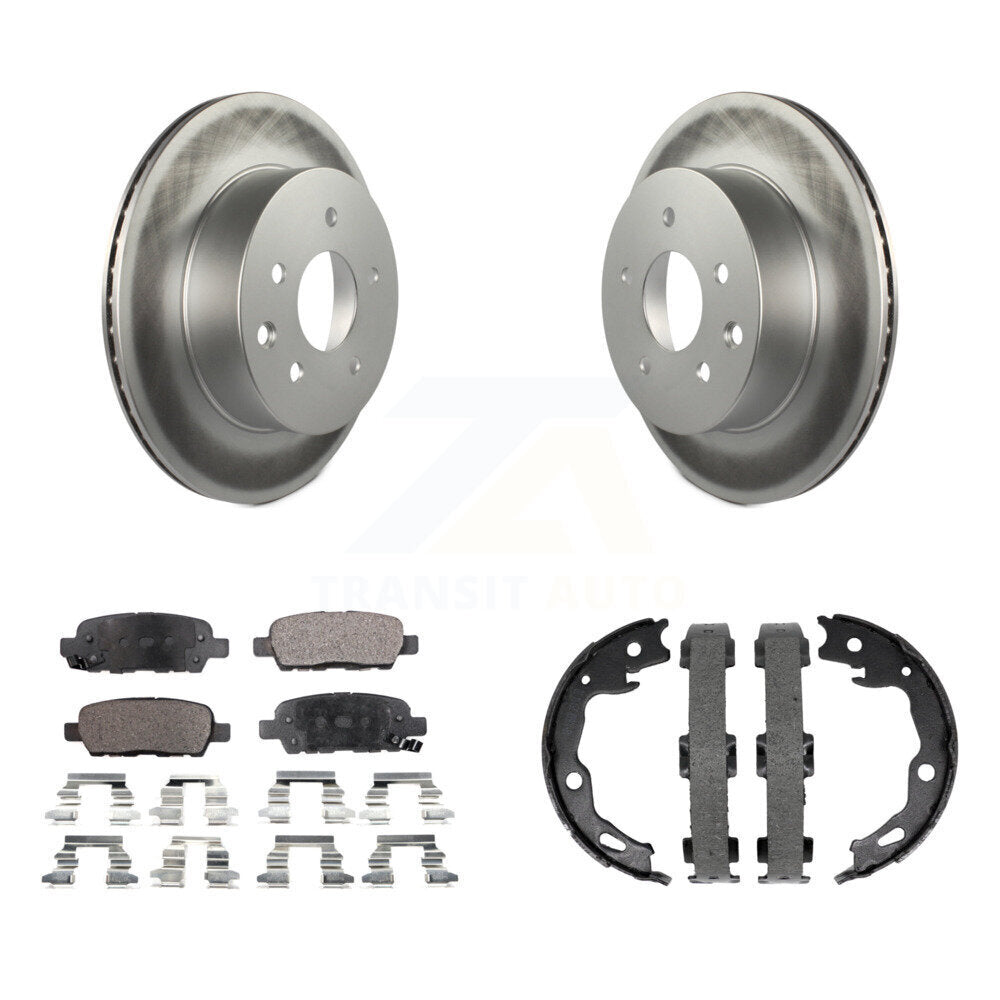 Transit Auto KGF-103606 Disc Brake Kit for 2014-2023 Nissan Rogue Sport, Nissan Rogue, Nissan Qashqai - Rear