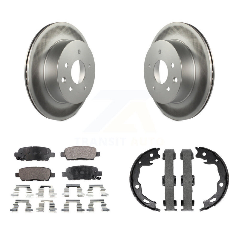 Transit Auto KGF-103606 Disc Brake Kit for 2014-2023 Nissan Rogue Sport, Nissan Rogue, Nissan Qashqai - Rear
