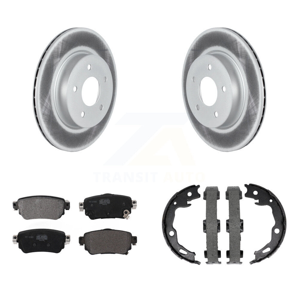Transit Auto KGF-103607 Disc Brake Kit for 2018-2023 Nissan Rogue Sport, Nissan Qashqai, Nissan Rogue - Rear