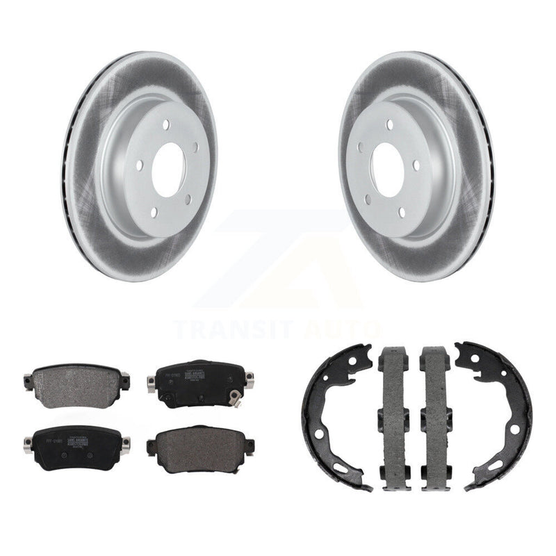 Transit Auto KGF-103607 Disc Brake Kit for 2018-2023 Nissan Rogue Sport, Nissan Qashqai, Nissan Rogue - Rear