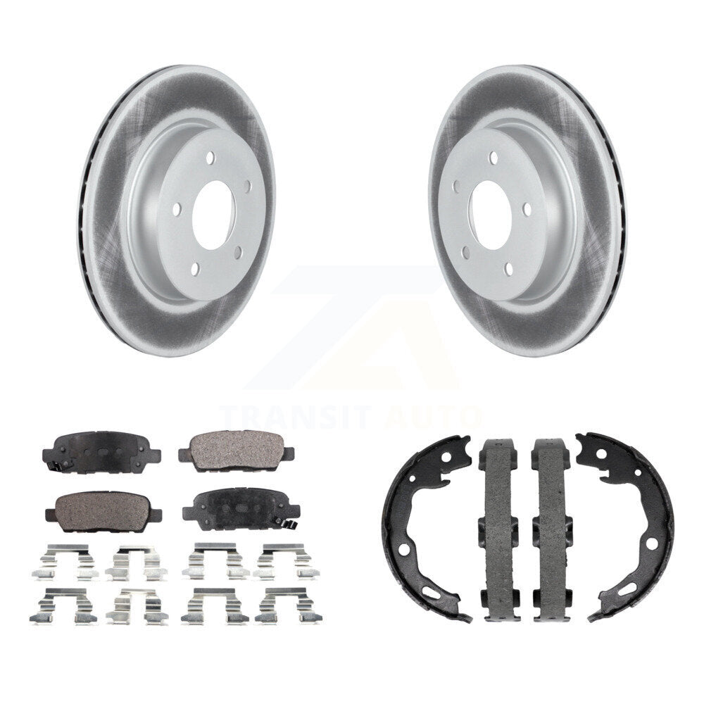 Transit Auto KGF-103609 Disc Brake Kit for 2017-2019 Nissan Rogue Sport, Nissan Qashqai - Rear