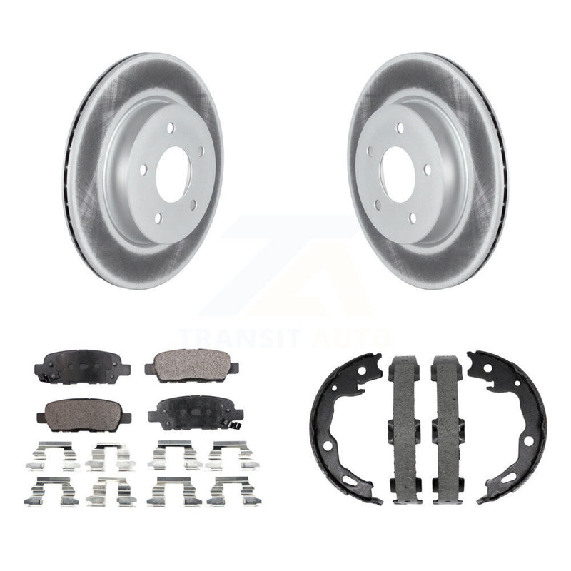 Transit Auto KGF-103609 Disc Brake Kit for 2017-2019 Nissan Rogue Sport, Nissan Qashqai - Rear