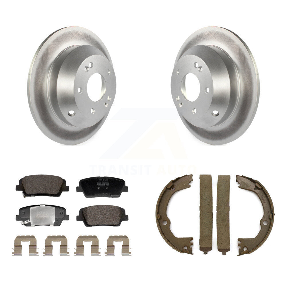 Transit Auto KGF-103673 Disc Brake Kit for 2013-2016 Hyundai Santa Fe XL, Kia Sorento and More - Rear