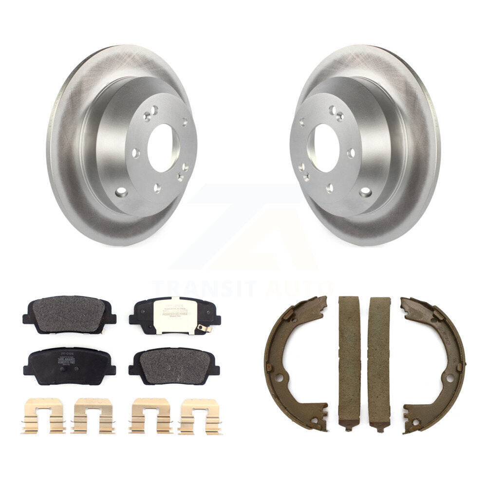 Transit Auto KGF-103676 Disc Brake Kit for 2017-2019 Hyundai Santa Fe XL, Hyundai Santa Fe, Hyundai Santa Fe Sport - Rear