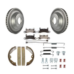 Transit Auto KGF-103711 Disc Brake Kit for 2011-2018 Porsche Cayenne, Volkswagen Touareg - Rear