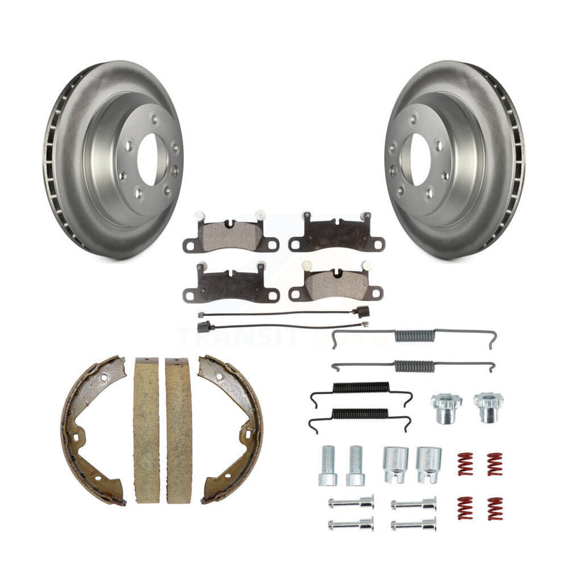 Transit Auto KGF-103711 Disc Brake Kit for 2011-2018 Porsche Cayenne, Volkswagen Touareg - Rear