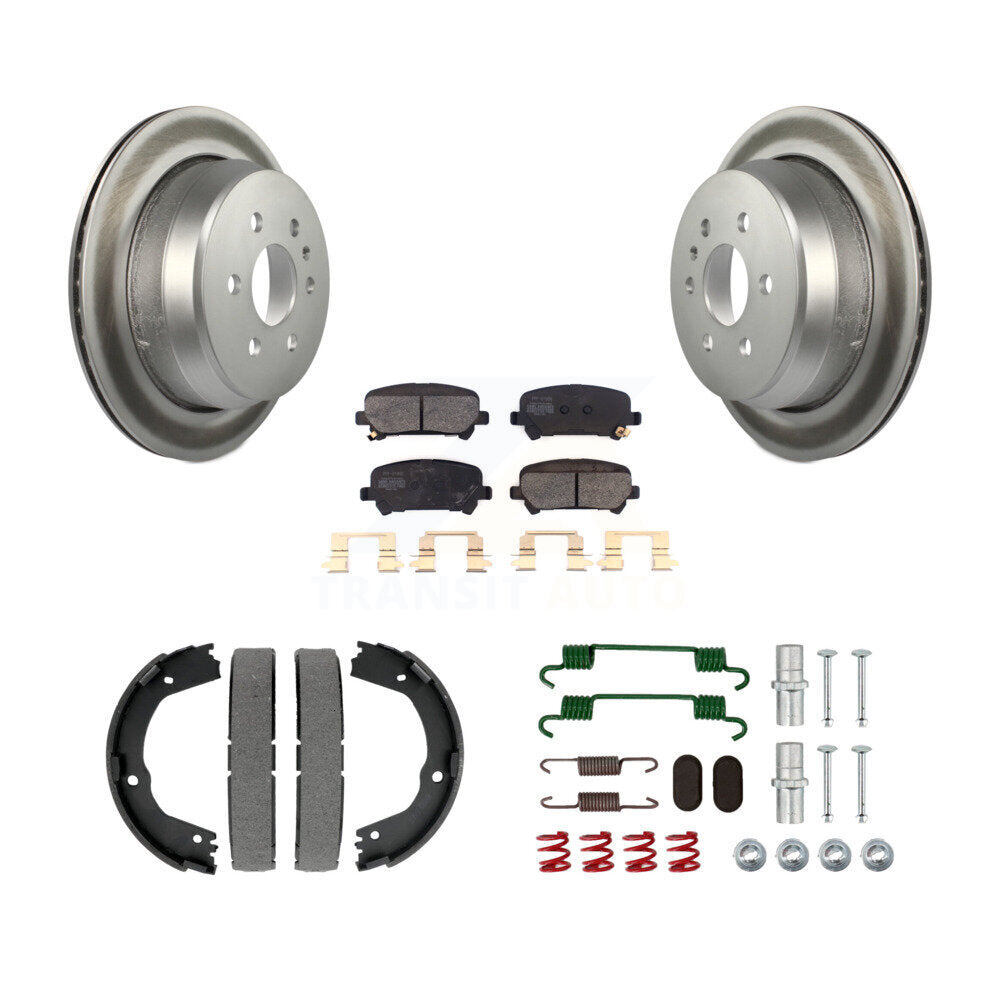 Transit Auto KGF-103733 Disc Brake Kit for 2015-2020 Chevrolet Colorado, GMC Canyon - Rear
