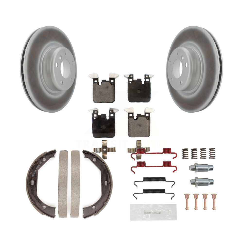 Transit Auto KGF-103753 Disc Brake Kit for 2013-2018 BMW 320i xDrive, BMW 328i - Rear