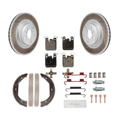 Transit Auto KGF-103754 Disc Brake Kit for 2013-2018 BMW 320i xDrive, BMW 328i - Rear
