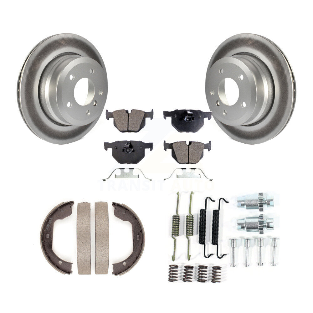 Transit Auto KGF-103789 Disc Brake Kit for 2006-2010 BMW 528i, BMW 535i xDrive and More - Rear
