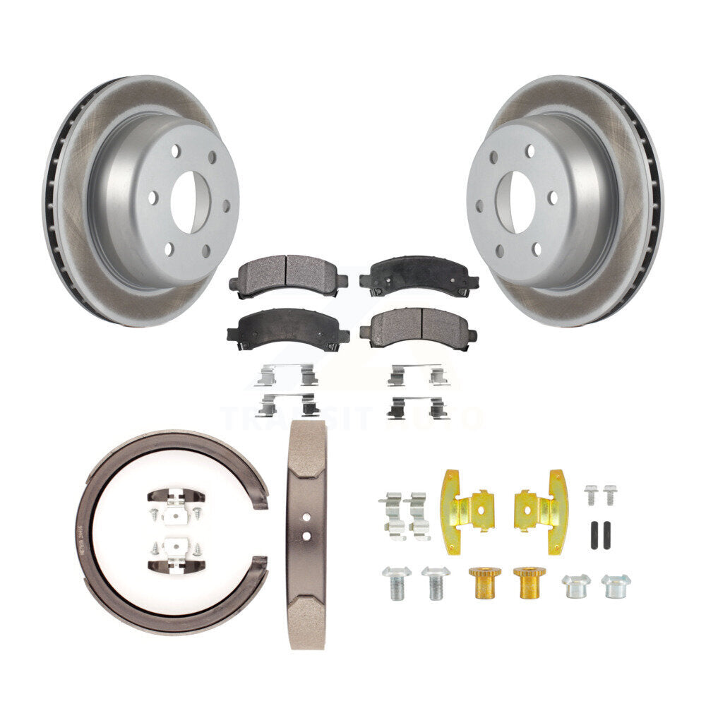 Transit Auto KGF-103840 Disc Brake Kit for 2002-2014 Cadillac Escalade, Chevrolet Avalanche 1500 and More - Rear