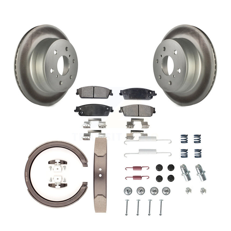 Transit Auto KGF-103842 Disc Brake Kit for 2013 Chevrolet Silverado 1500, GMC Sierra 1500 - Rear