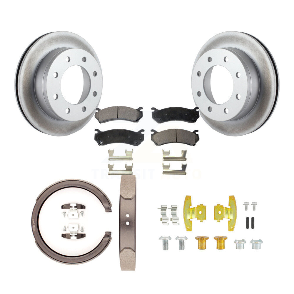Transit Auto KGF-103861 Disc Brake Kit for 2001-2003 GMC Yukon XL 2500, Chevrolet Silverado 1500 HD, GMC Sierra 1500 HD - Rear