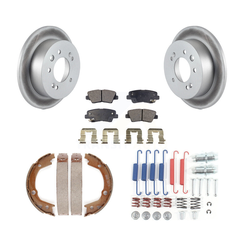 Transit Auto KGF-103873 Disc Brake Kit for 2010 Hyundai Elantra - Rear