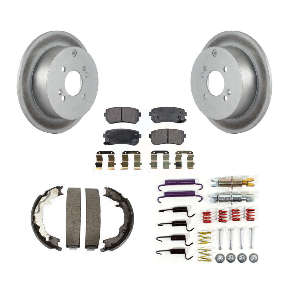 Transit Auto KGF-103880 Disc Brake Kit for 2006-2007 Hyundai Accent, Kia Rio, Kia Rio5 - Rear