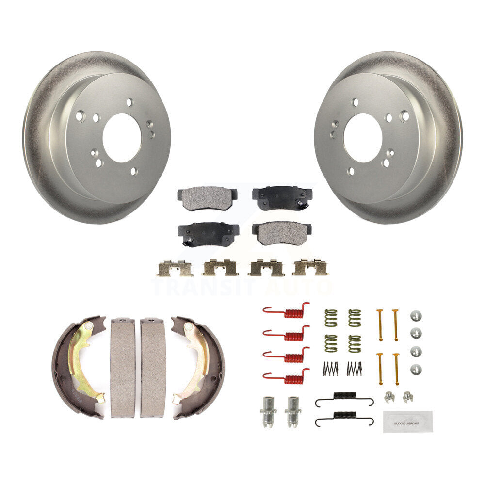 Transit Auto KGF-103911 Disc Brake Kit for 2005-2010 Hyundai Tucson, Kia Sportage - Rear