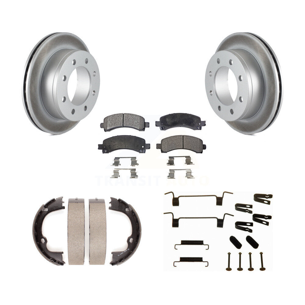 Transit Auto KGF-103959 Disc Brake Kit for 2008-2018 Chevrolet Express 2500, GMC Savana 2500 and More - Rear