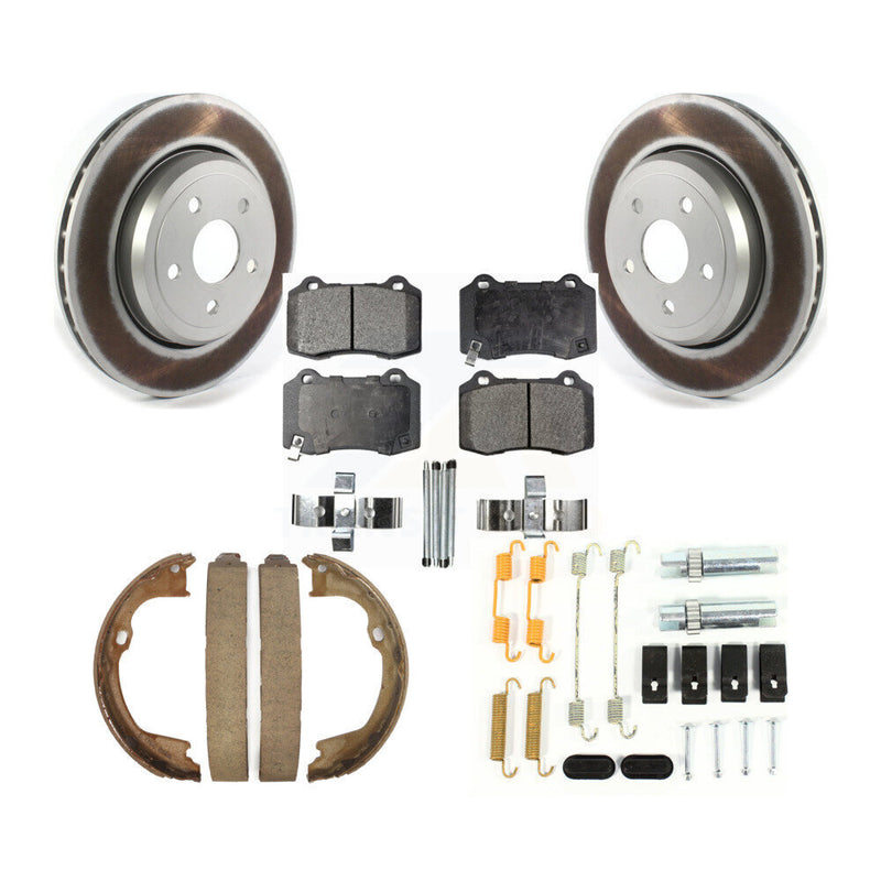Transit Auto KGF-104022 Disc Brake Kit for 2012-2022 Dodge Durango, Jeep Grand Cherokee - Rear