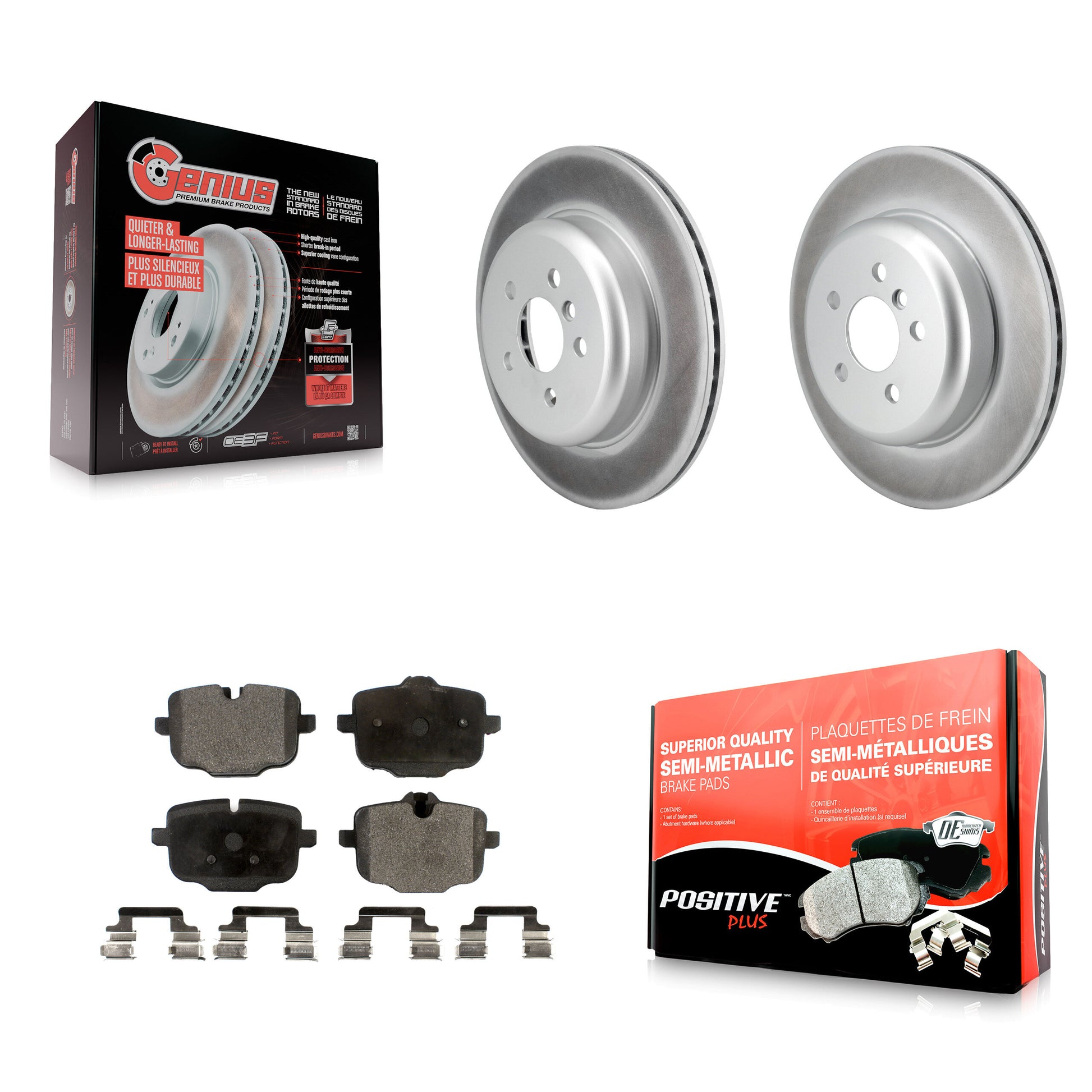 Transit Auto KGF-104027 Disc Brake Kit for 2020-2021 BMW X4 - Rear