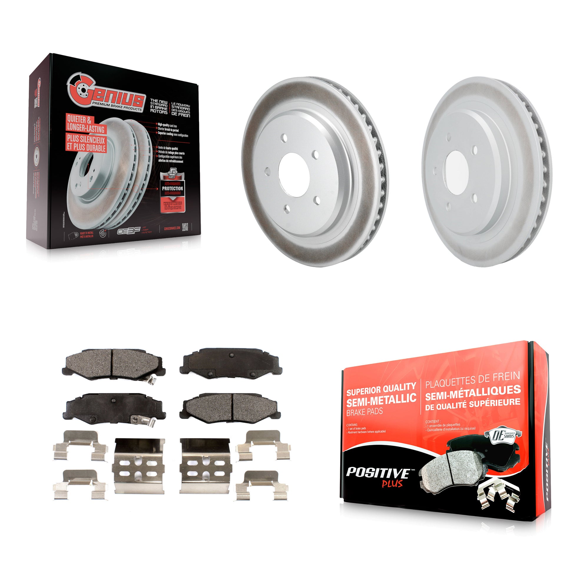 Transit Auto KGF-104030 Disc Brake Kit for 1997-2004 Chevrolet Corvette - Rear