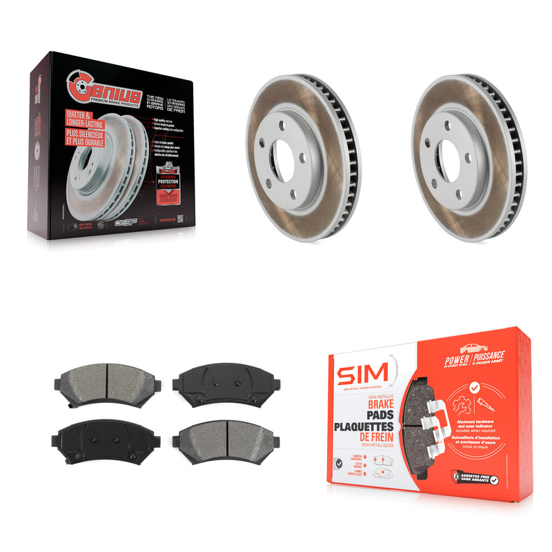 Transit Auto KGS-100007 Disc Brake Kit for 1997-2005 Chevrolet Venture, Oldsmobile Silhouette and More - Front