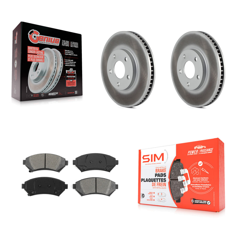 Transit Auto KGS-100008 Disc Brake Kit for 1997-2005 Buick LeSabre, Cadillac DeVille and More - Front