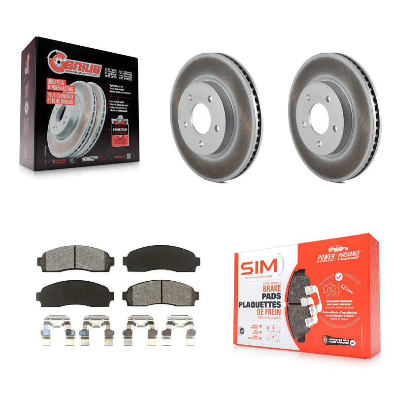 Transit Auto KGS-100022 Disc Brake Kit for 2002-2007 Pontiac Torrent, Chevrolet Equinox, Saturn Vue - Front