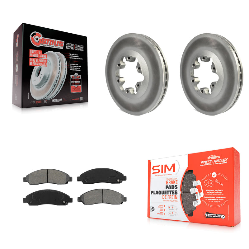 Transit Auto KGS-100031 Disc Brake Kit for 2004-2008 Isuzu i-290, Isuzu i-370 and More - Front