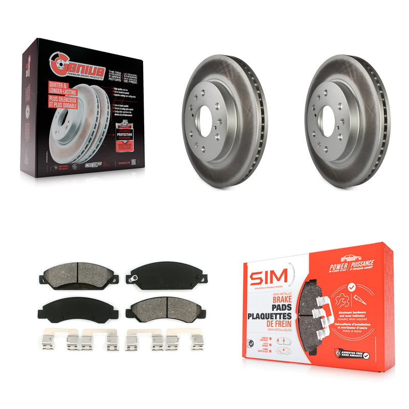 Transit Auto KGS-100035 Disc Brake Kit for 2007 Cadillac Escalade, Cadillac Escalade ESV and More - Front