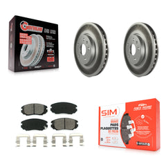 Transit Auto KGS-100053 Disc Brake Kit for 2010-2020 GMC Terrain, Chevrolet Malibu Limited and More - Front