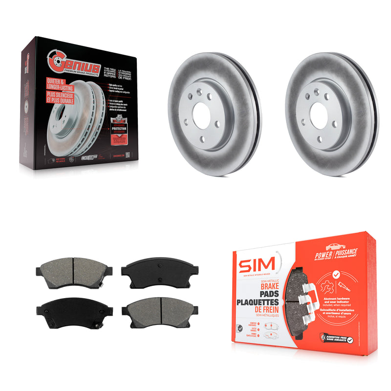 Transit Auto KGS-100056 Disc Brake Kit for 2011-2017 Chevrolet Cruze Limited, Chevrolet Sonic, Chevrolet Cruze - Front
