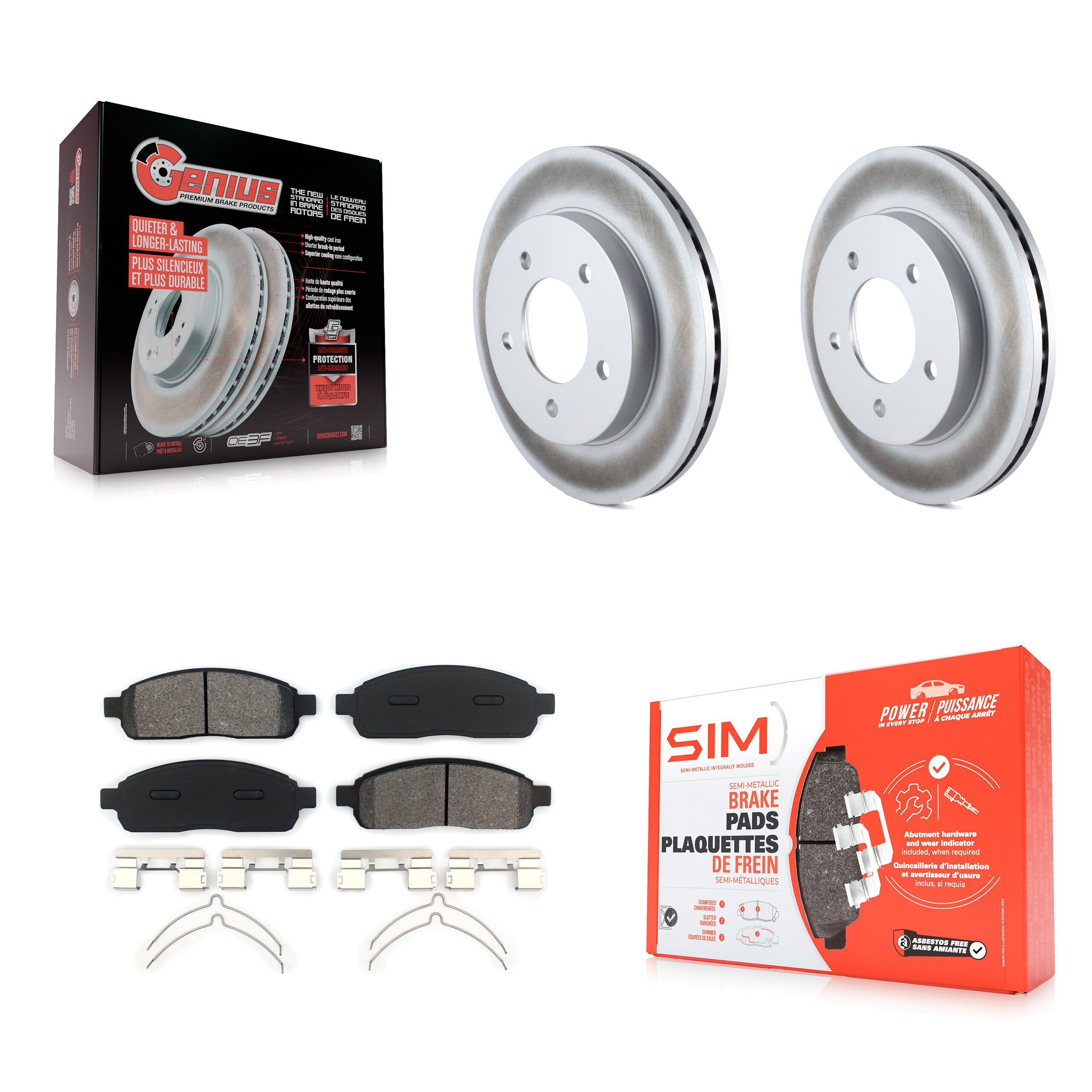 Transit Auto KGS-100072 Disc Brake Kit for 2004 Ford F-150 - Front
