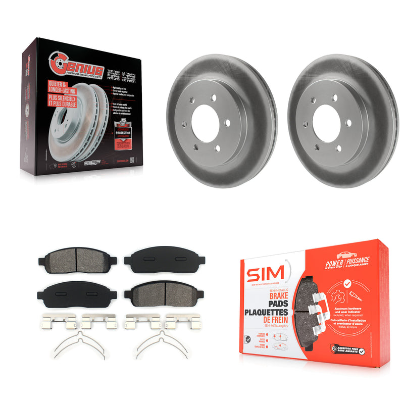 Transit Auto KGS-100087 Disc Brake Kit for 2004-2008 Lincoln Mark LT, Ford F-150 - Front