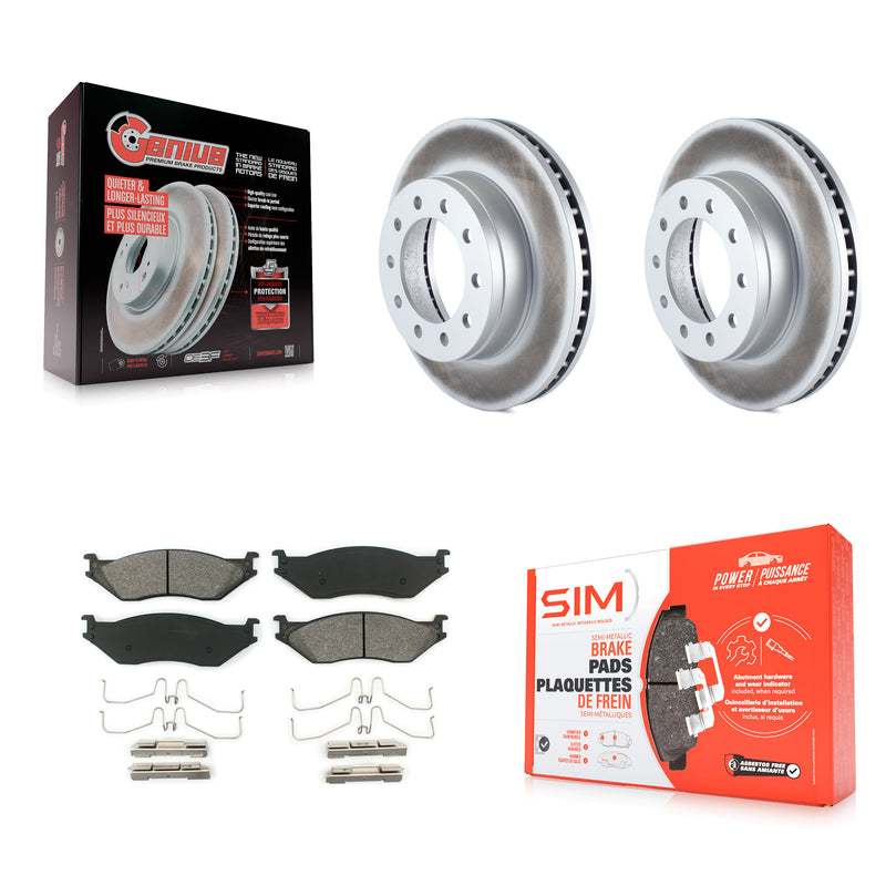Transit Auto KGS-100096 Disc Brake Kit for 2005-2016 Ford F-450 Super Duty, International CF500 and More - Front