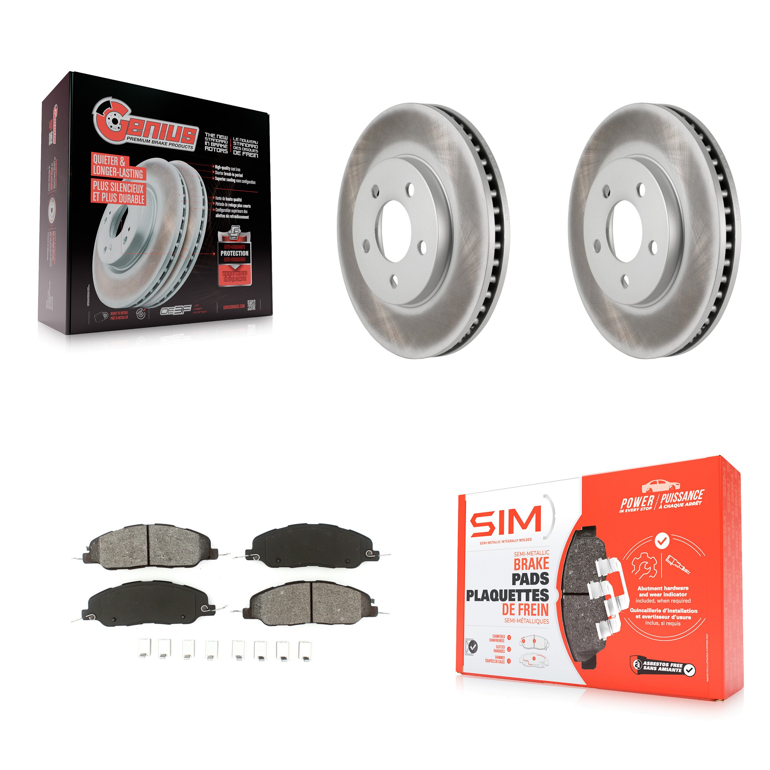 Transit Auto KGS-100098 Disc Brake Kit for 2005-2010 Ford Mustang - Front