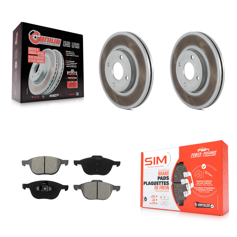 Transit Auto KGS-100099 Disc Brake Kit for 2005-2007 Ford Focus - Front