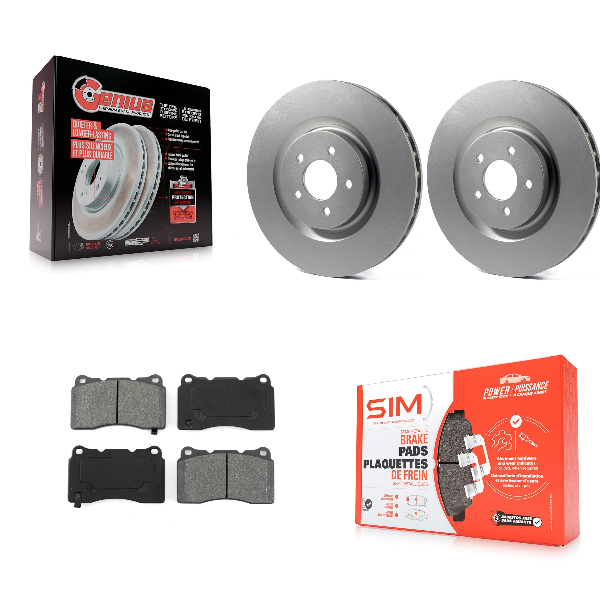 Transit Auto KGS-100103 Disc Brake Kit for 2007-2014 Ford Mustang - Front