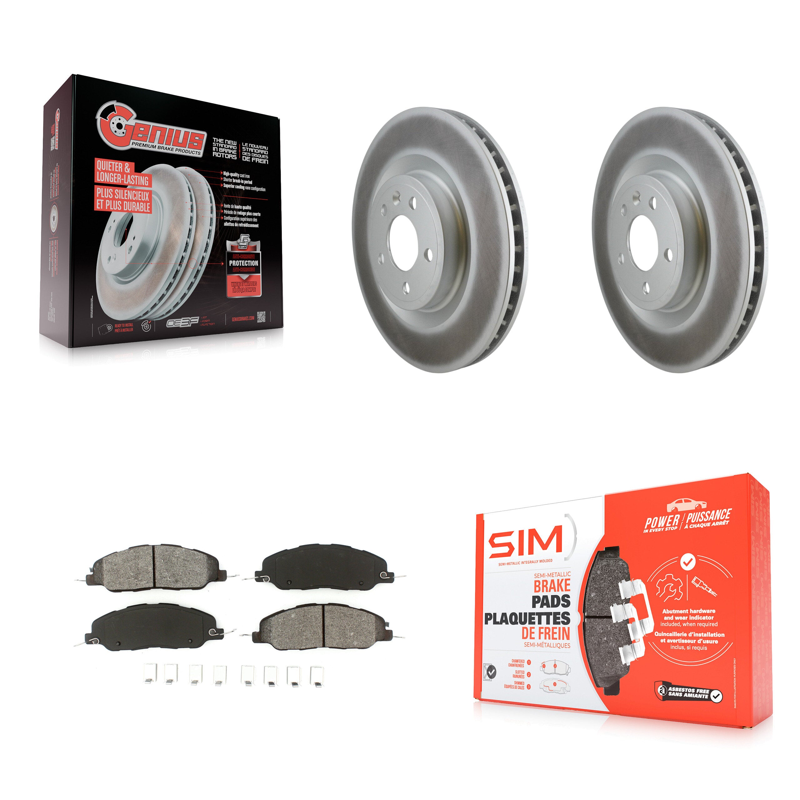 Transit Auto KGS-100118 Disc Brake Kit for 2011-2014 Ford Mustang - Front