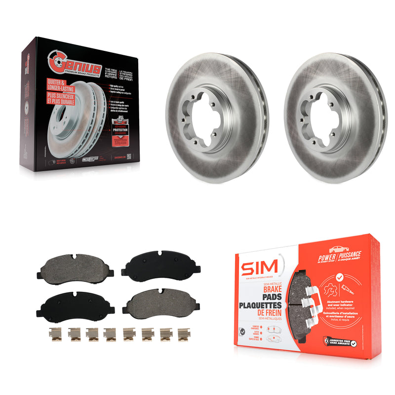 Transit Auto KGS-100125 Disc Brake Kit for 2015-2019 Ford Transit-150, Ford Transit-250, Ford Transit-350 - Front