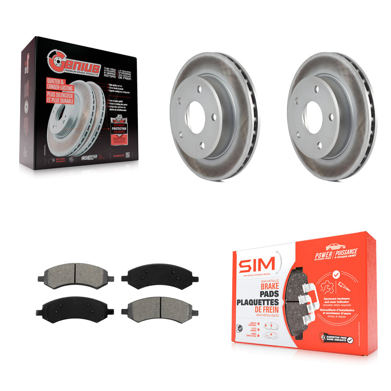 Transit Auto KGS-100153 Disc Brake Kit for 2005-2011 Ram Dakota, Mitsubishi Raider, Dodge Dakota - Front