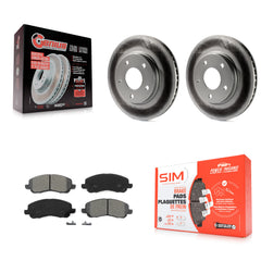 Transit Auto KGS-100156 Disc Brake Kit for 2007-2017 Mitsubishi Lancer, Dodge Caliber - Front
