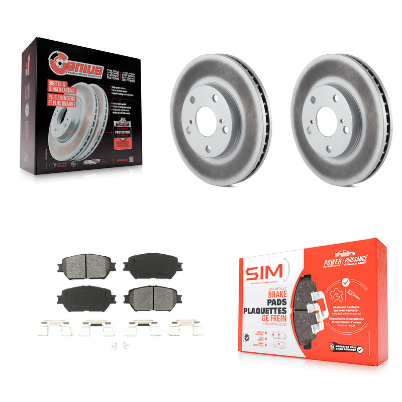 Transit Auto KGS-100186 Disc Brake Kit for 2002-2006 Toyota Camry - Front