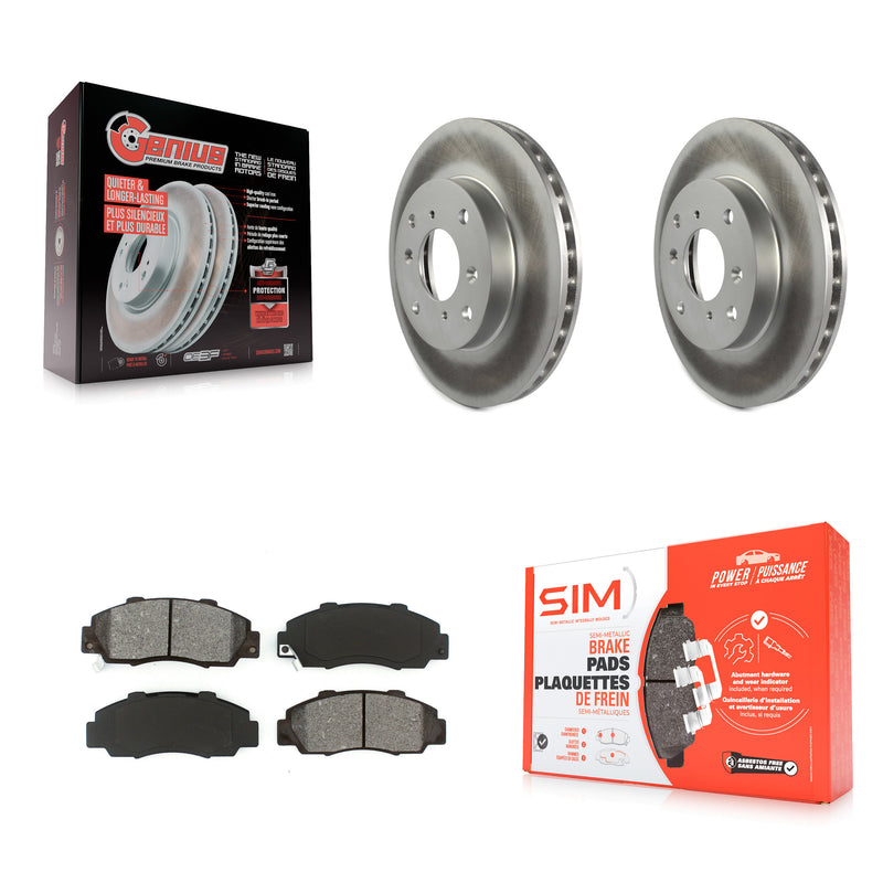 Transit Auto KGS-100203 Disc Brake Kit for 1993-1994 Honda Prelude - Front