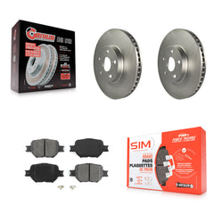 Transit Auto KGS-100234 Disc Brake Kit for 2000-2010 Scion tC, Toyota Celica - Front