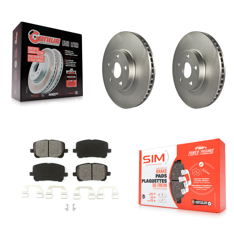 Transit Auto KGS-100235 Disc Brake Kit for 2003-2008 Pontiac Vibe, Toyota Corolla, Toyota Matrix - Front