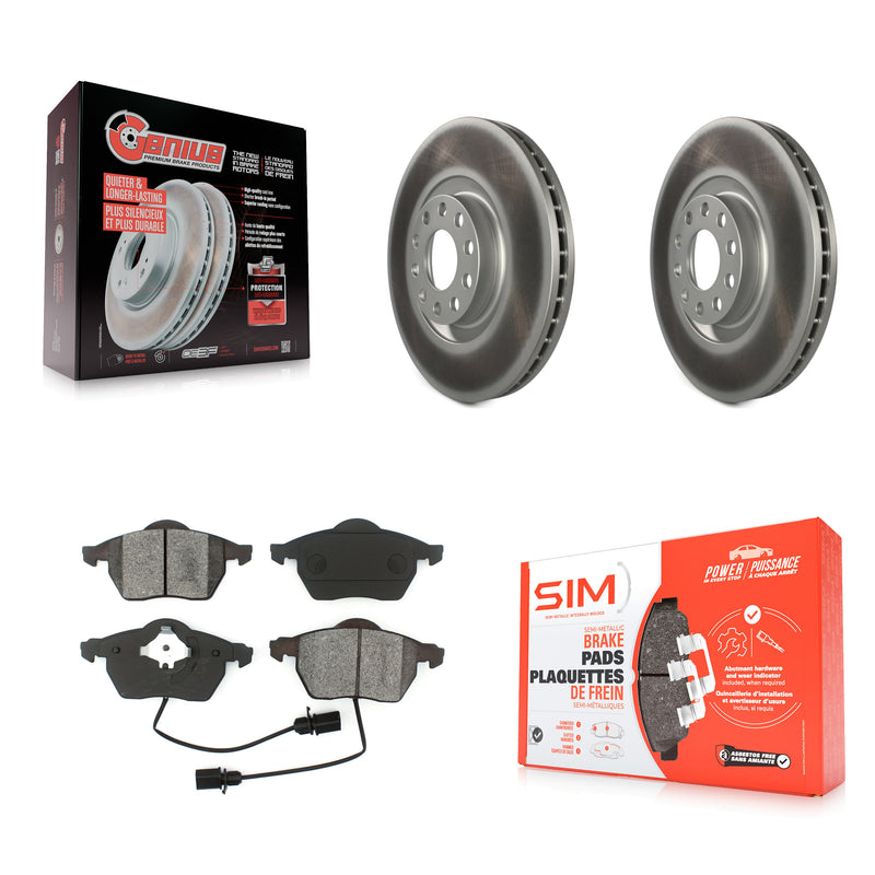 Transit Auto KGS-100242 Disc Brake Kit for 2000-2002 Audi S4, Audi A6 Quattro - Front