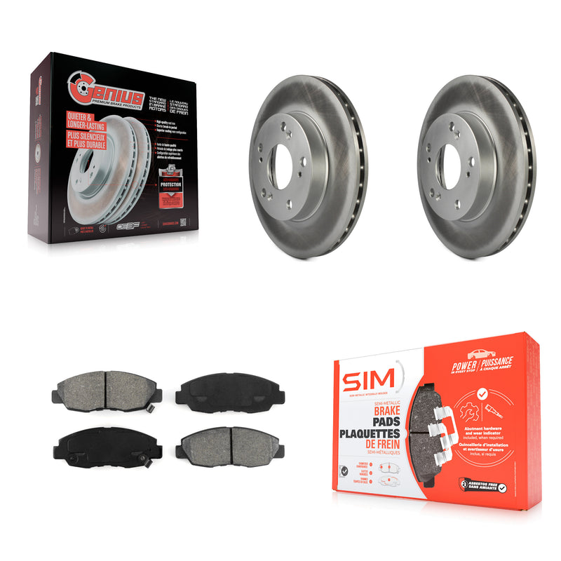 Transit Auto KGS-100255 Disc Brake Kit for 2006-2011 Honda Civic - Front