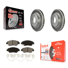Transit Auto KGS-100256 Disc Brake Kit for 2002-2015 Honda CR-Z, Honda Civic, Acura RSX - Front