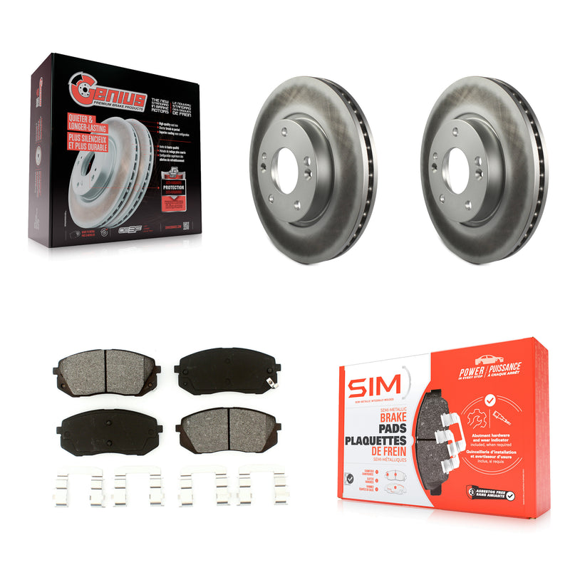 Transit Auto KGS-100264 Disc Brake Kit for 2010-2012 Kia Rondo - Front