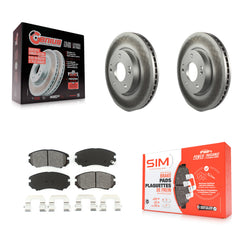 Transit Auto KGS-100268 Disc Brake Kit for 2003-2013 Kia Soul, Hyundai Tiburon and More - Front